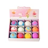 Badekugel Set – -Badkugel-Boxen, Naturschaumbomben für Zuhause | Sanfte Pflege mit Meersalz und...