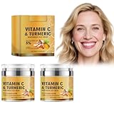 Vitamin C & Kurkuma-Creme, Entferner für dunkle Flecken, Anti-Aging-Feuchtigkeitscreme mit...