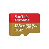 SanDisk Extreme microSDXC UHS-I Speicherkarte 128 GB + Adapter & Rescue Pro Deluxe (Für...