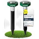 GRUNDIG Maulwurf Vertreiber Wühlmausschreck 2erPack - SCHNELLE Ergebnisse mit extremen Wirkradius I...