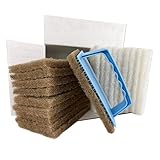 OLI-NATURA Padset mit Hand-Padhalter und 20 Pads - professioneller Ölauftrag mit unterschiedlichen...