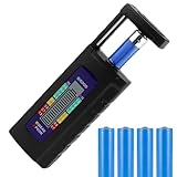 Batterietester Prüfwerkzeug Batterieprüfwerkzeug Tragbare Batteriekontrolle Volt-Steuerung für...