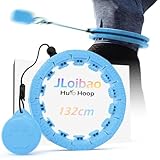 JLoibao Smart Hula Hoop Reifen Erwachsene Zum Abnehmen, 24-Stufiger Infinity Hula-Hoop (77-132cm)...