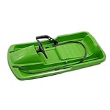 KHW | Lenkschlitten Snow Fox | Grün | 95 cm | TÜV-geprüft | inkl. Zugseil | ausgefeiltes...