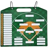 POPETPOP Magnetische Baseball-Aufstellungstafel 1 Satz Baseball-Trainertafel Trocken Abwischbare...