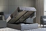 Home Treats Gepolstertes Bett mit Matratze im Lieferumfang enthalten | Ottoman-Bettrahmen und...
