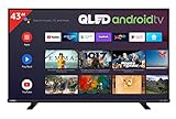 TOSHIBA 43QA4C63DG 43 Zoll QLED Fernseher/Android TV (4K Ultra HD, HDR Dolby Vision, Smart TV,...