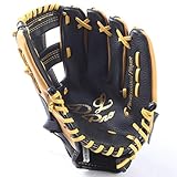 Bortivier 1 Stück Doppelschichtiger Rindsleder-Baseballhandschuh Softballhandschuh 11,5, Geeignet...