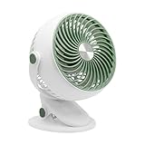 Generisch Klemmventilator | Persönlicher Klemmventilator Fürs Bett - USB Wiederaufladbar Leiser...