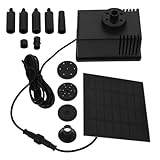 Gogogmee 1.5w Solarbrunnenpumpe Für Kleine Teiche Und Gartendekorationen Schwimmende...