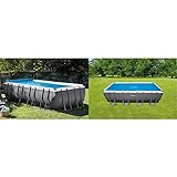 Intex 28051 Solar-Rolle & Solar Cover Pool - Solarabdeckplane - 549 x 274 cm - Für Rectangular...