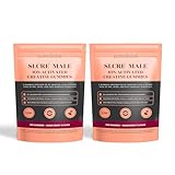 SLCre® Kreatin-Gummies für Männer – 300 Stück (2x150) – 5 g Kreatin pro Portion mit BCAAs,...