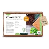 Blumixx Kokoserde 3er-Set (27 Liter) Hochbeet Aussaaterde, Blumenerde aus Kokosfaser, Anzuchterde,...