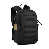 HUNTVP 12L Mini Rucksack Taktisch Wanderrucksack Molle Schultasche Wasserdicht Daypack Militärisch...