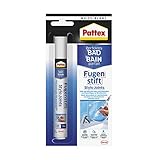 Pattex Perfektes Bad Fugenstift, Fugenweiß zur einfachen und präzisen Anwendung, Marker mit hoher...