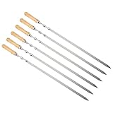 Grill-Sticks für die Küche 6 Stück Grill-Spieße aus Edelstahl