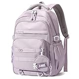 Amythe Schulrucksack Mädchen Teenager, Wasserdicht Daypack, Leichter Schulranzen Mädchen mit...