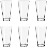 Leonardo Ciao Trink-Gläser, 6er Set, spülmaschinengeeignete Wasser-Gläser, Trink-Becher aus Glas,...