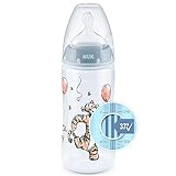 NUK First Choice+ Disney Babyflasche | 0–6 Monate | Temperature Control Anzeige | 300 ml Flasche...