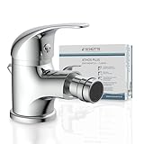 SCHÜTTE 41200 Bidet Armatur ATHOS, Bidet Wasserhahn, incl. Ablaufgarnitur mit Zugstange,...