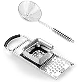 Bestdon Spätzlehobel Edelstahl, Spätzle Set, Spätzlesieb, Spätzlereibe mit Schaumlöffel,...
