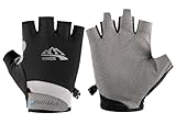 SUJAYU UV-Schutzhandschuhe Damen Herren, Fingerlose Fahrhandschuhe Angelhandschuhe Segelhandschuhe...