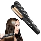 Vmxlso Kreppeisen für die Haare, kreppeisen mit 4 Temperaturen Einstellbar, Crepe Eisen Haare für...