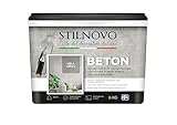 STILNOVO Beton, hochwertiger Echtbeton zur dekorativen Gestaltung von Wänden, Fliesen,...