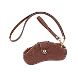 Perfeclan Sonnenbrillen-Etui, Brillenetui mit abnehmbarem Griff, Riemen, Umhängeband, stilvolle...