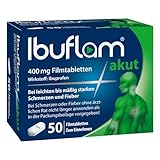 Ibuflam akut 400 mg Filmtabletten - Schnelle Schmerzlinderung und Fiebersenkung mit Ibuprofen - 50...