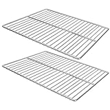 LANEJOY Grillrost Edelstahl 40x30 cm (2er Pack), BBQ Rechteckiger Ersatz Grillnetz,...