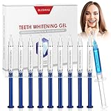 Bledras Teeth Whitening Kit Refill 10 Pcs, Professionelles Zahnbleaching Gel für Zahnweiß, mit...