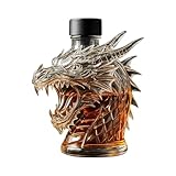 Kristallkaraffe - Whisky-Krug, Likörbehälter | Dekoratives Weingefäß, Getränkehalter für...