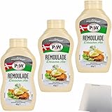 usy Bundle für P&W Original Dänische Remoulade 3er Pack (3x425ml Flasche) + usy Block
