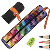 72 Buntstifte Set, HOSPAOP Zeichnen Bleistifte Art Set für Professionelle Farbmischung Malen und...