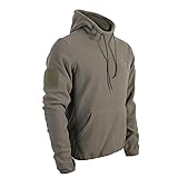 Desert Hawk Tactical Taktischer BW Fleece Pullover mit Hoheitsabzeichen BW Hoodie mit Klett + Rubber...