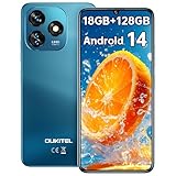 OUKITEL C51(18GB+128GB) Smartphone Ohne Vertrag - 6.8 Zoll 90Hz Android 14 Handy Günstig, 5150mAh,...