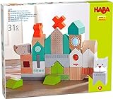HABA 306086 - Bausteine Hund und Katze, Bau- und Entdeckersteine ab 1,5 Jahren, made in Germany