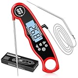 maxtachi Fleischthermometer Digital, Sofort Lesen Bratenthermometer küchenthermometer mit...