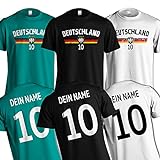 VIVA WERBUNG Deutschland T-Shirt Fussball WM EM Name & Zahl Trikot Geschenk Idee Tshirt