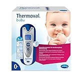Thermoval baby berührungsloses Infrarot-Fieberthermometer: Berührungslos Fieber messen an der...