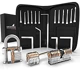 Meistergut DAS ORIGINAL XXL Profi Lockpicking Set mit Deutscher Bildanleitung 24-teilig - Dietrich...