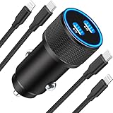 [Apple MFi Certified] iPhone Fast Car Charger, Linocell 40W Dual USB C Power Delivery All Metal...
