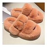 Wintermode weich warm Komfort Designer Slip On Loafers Pantoletten Flip Flops Lässige Indoor...