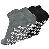 Colexy 2 Paare Yoga Socken Anti Rutsch Damen, Stoppersocken Herren, Anti Rutsch Socken Damen, Yoga...