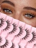 Wimpern Cat Eye Lashes 15mm Künstliche Wimpern Fake Lashes Natürliche Eyelashes Thin Band Falsche...