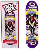 Tech Deck, Finesse und Sonic The Hedgehog Handboard, Mini-Skateboard für Tricks mit den Händen,...