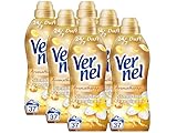VERNEL Aromatherapie Sinnliche Frangipani Weichspüler 6x 37 WL (222 Waschladungen), langanhaltender...