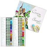 Sonnet - Studio 36 Ölpastellkreide Set | Ölkreide Fixiert ohne Fixativ | Oil Pastels für farbiges...