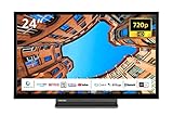 Toshiba 24WK3C63DAW 24 Zoll Fernseher/Smart TV (HD Ready, HDR, Alexa Built-In, Triple-Tuner,...